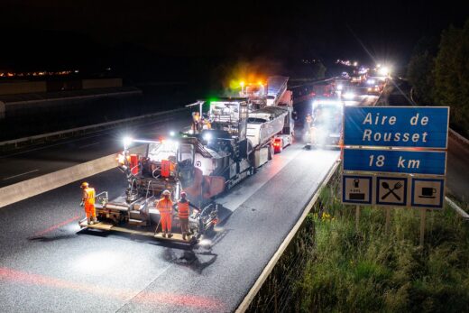 VINCI Autoroutes – La sécurité sur les chantiers d’enrobés